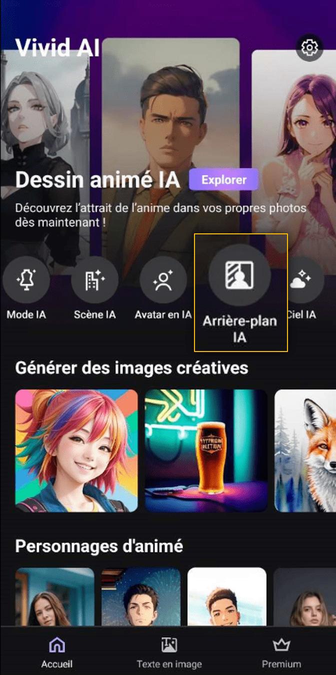 Créer un fond d'écran personnalisé