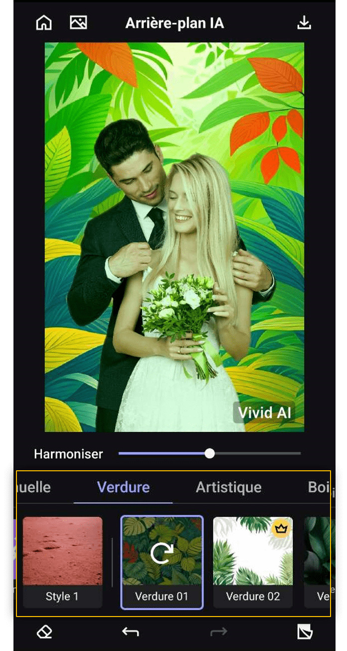 Créer un fond d'écran personnalisé