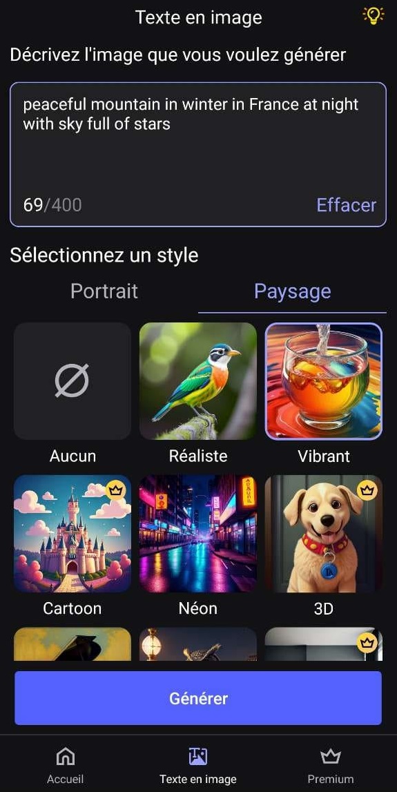 Créer un fond d'écran personnalisé