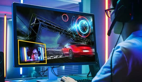 ゲーム実況イメージ例