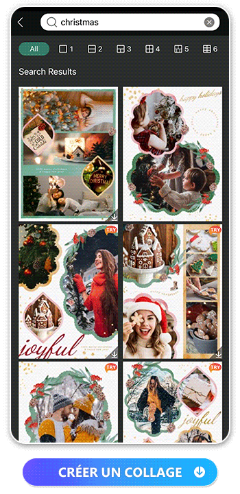 PhotoDirector Interface - Application collage photo