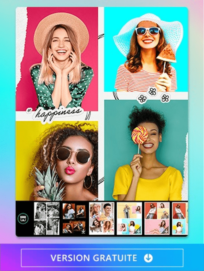 PhotoDirector Interface - Application collage photo