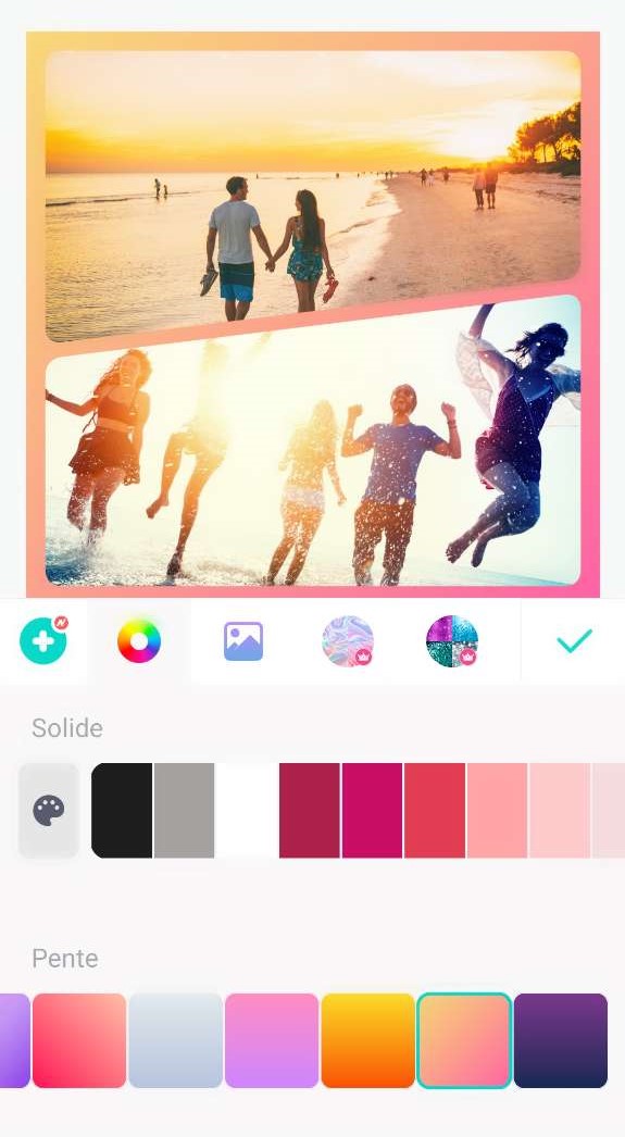 Gridmaker Interface - Application collage photo