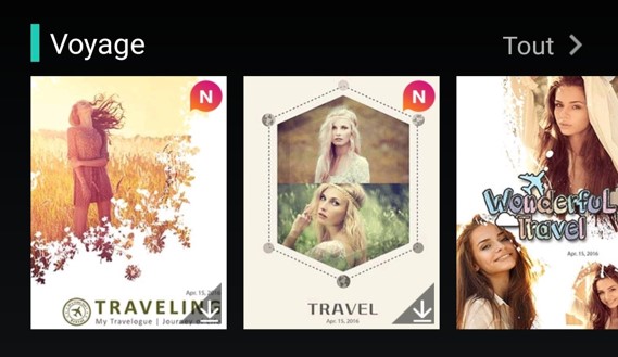 Exemple de modèle de collage photo