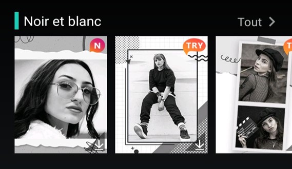 Exemple de modèle de collage photo