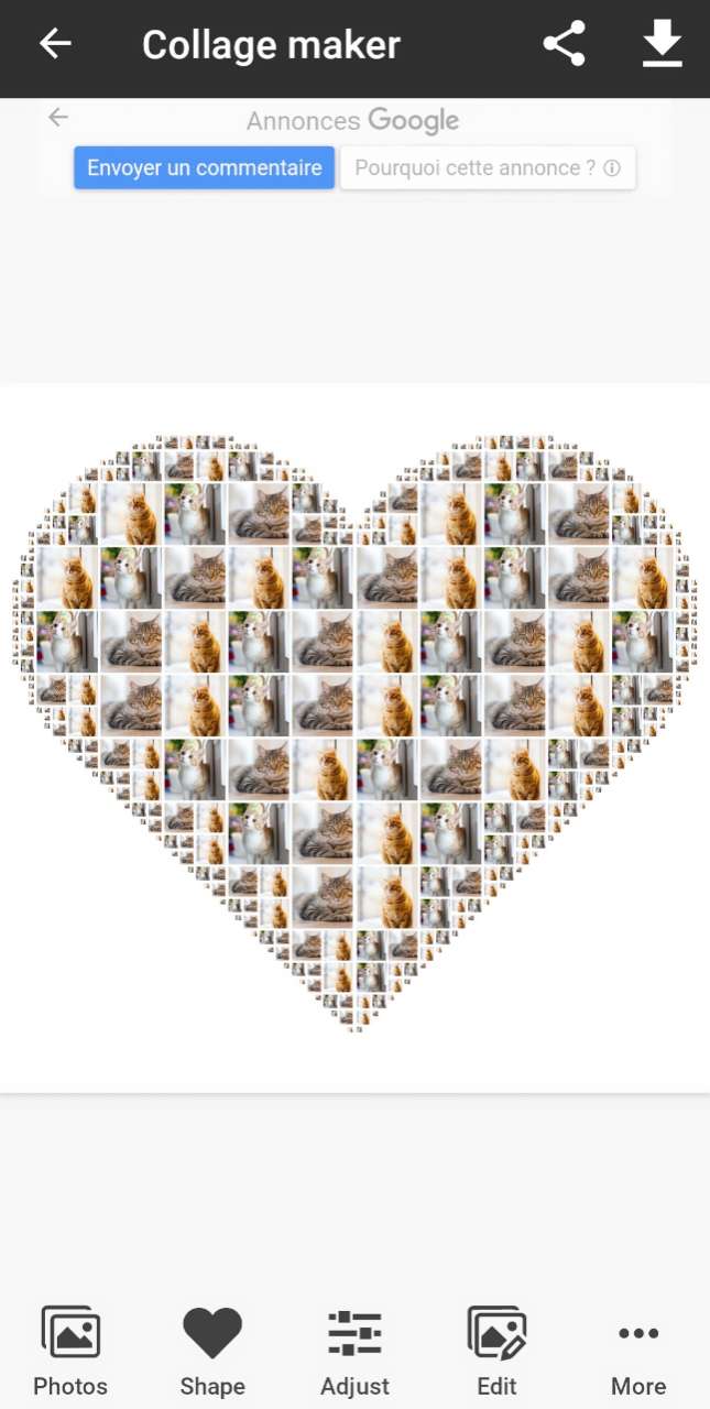 Phinsh Interface - Application collage photo