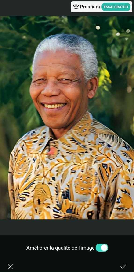 Déflouter une image sur mobile - Etape 3