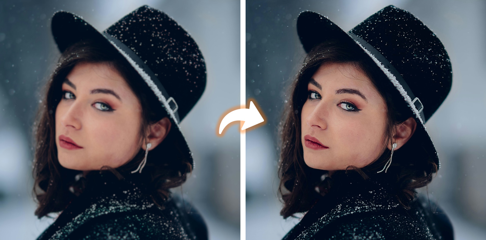 Déflouter un portrait