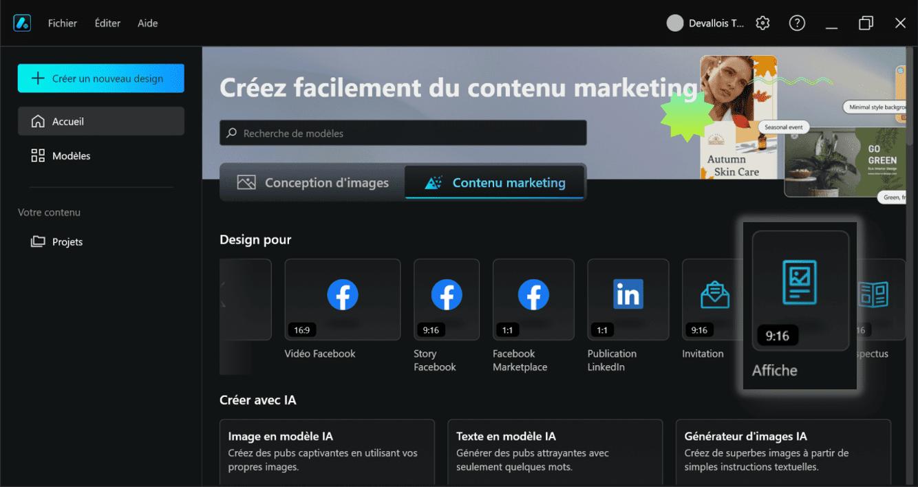 comment faire une affiche publicitaire?