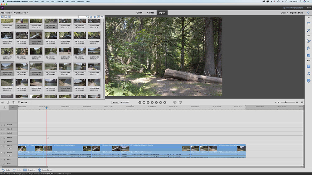 Adobe Premiere Elements Interface