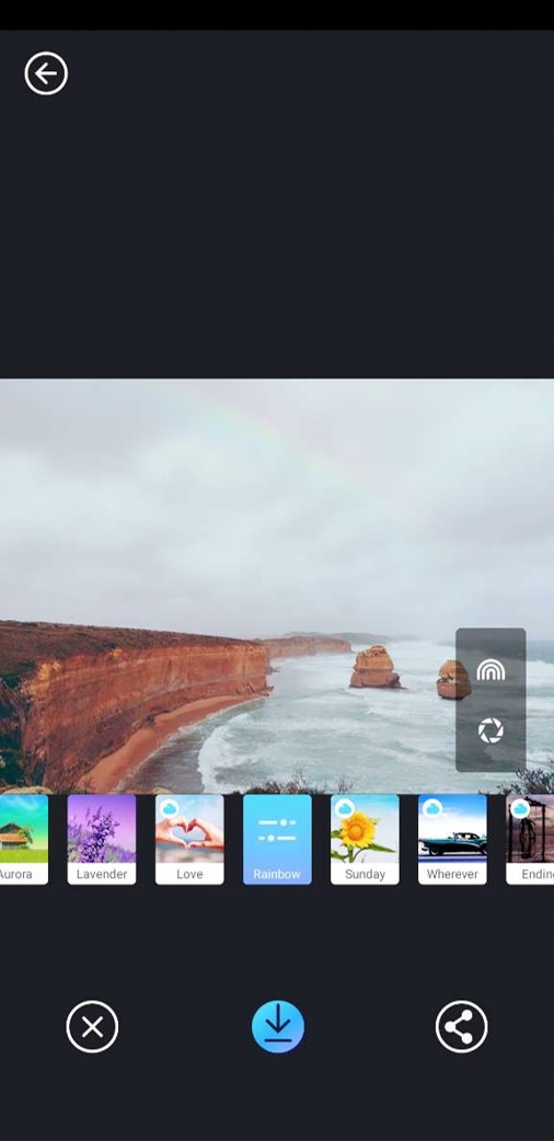 PICNIC - Application de filtres photo pour le ciel