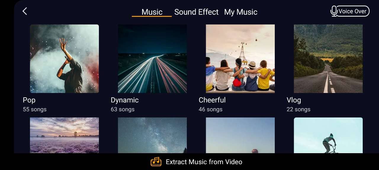 musiques sur Film Maker Pro