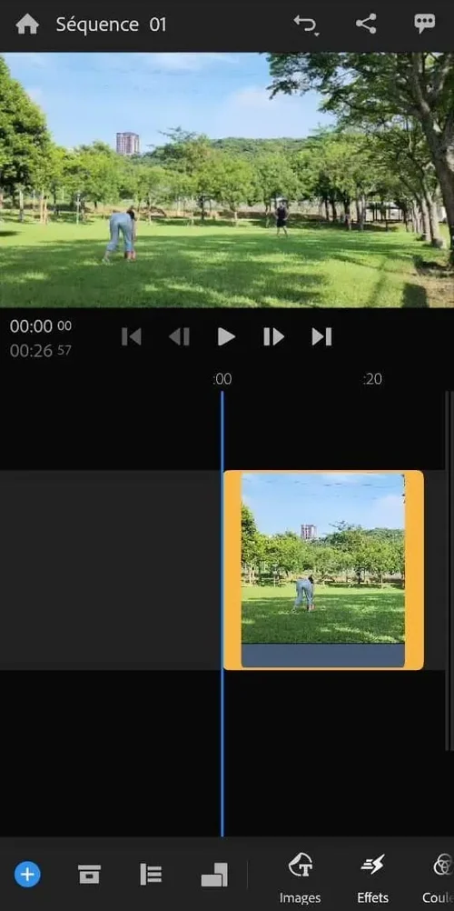 collection musicale dans adobe premiere rush