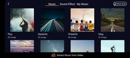 musiques sur Film Maker Pro