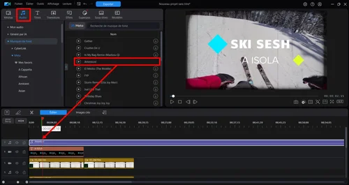 ajouter de la musique de fond sur powerdirector