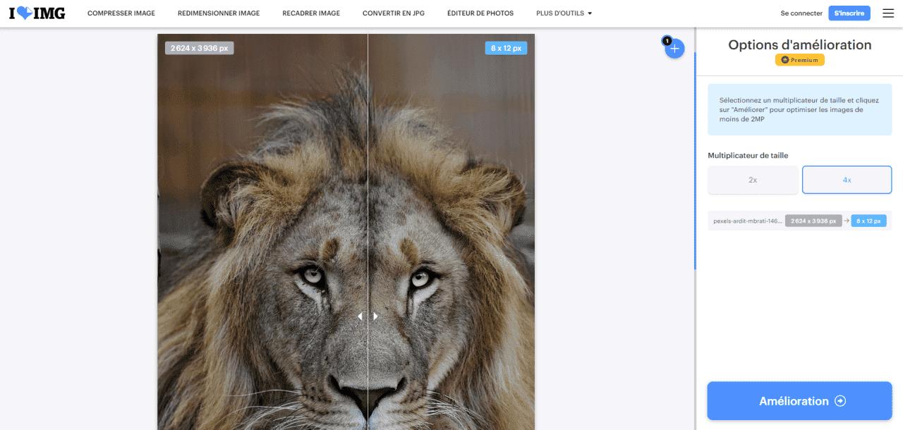 iLoveIMG - 7ème meilleure solution pour améliorer des images en ligne