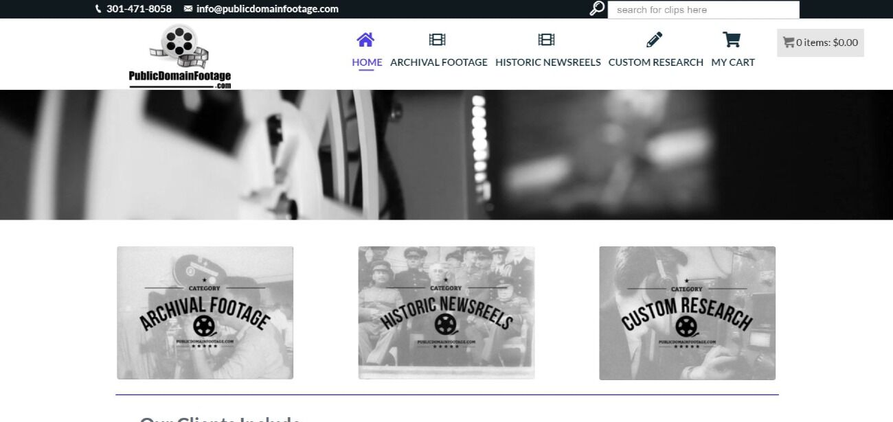 PublicDomainFootage.com