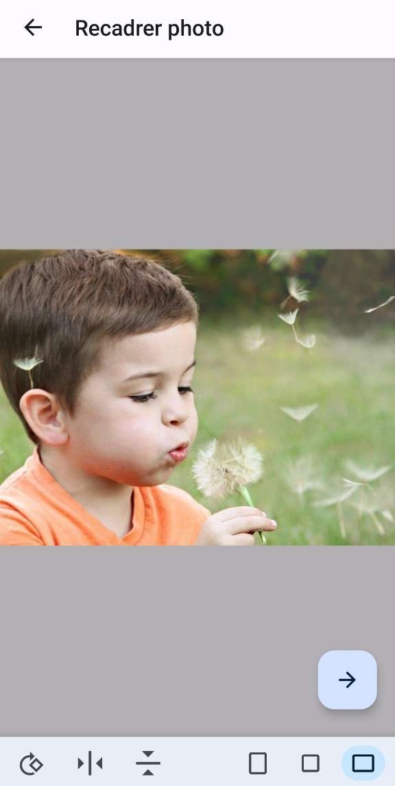 Avant Application de l'effet Cartoon avec ToonMe