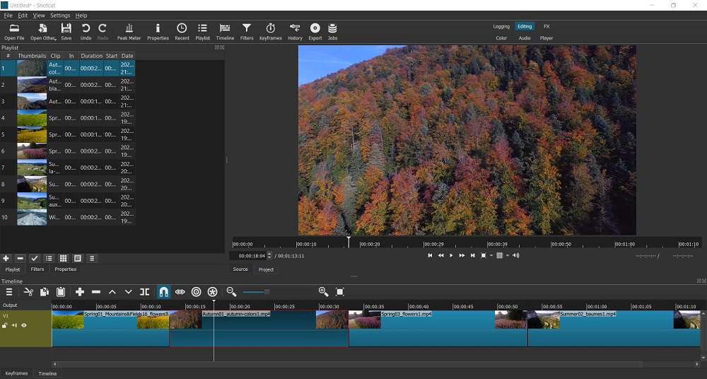 shotcut le meilleur logiciel open-source
