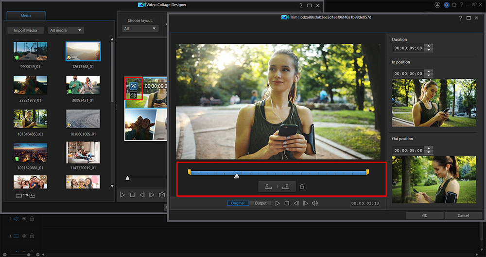 PowerDirector - Trim Video