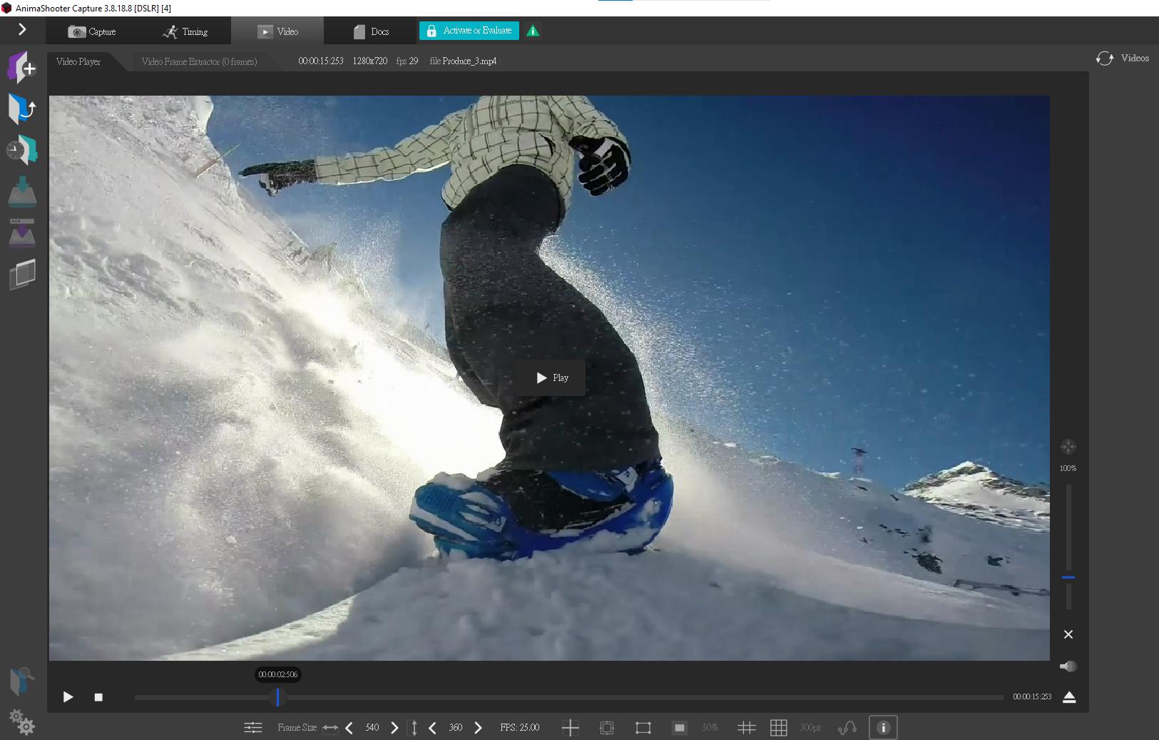 AnimaShooter le meilleur logiciel professionnel pour appareil Canon DSLR