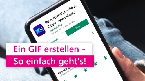 GIF erstellen - Bild und Video in GIF umwandeln - So geht's