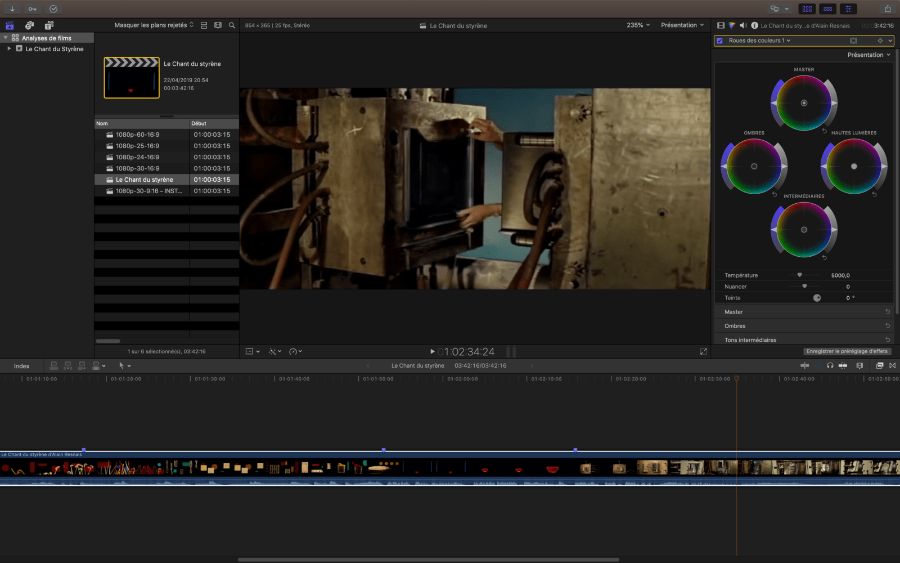 Final Cut Pro X Benutzeroberfläche