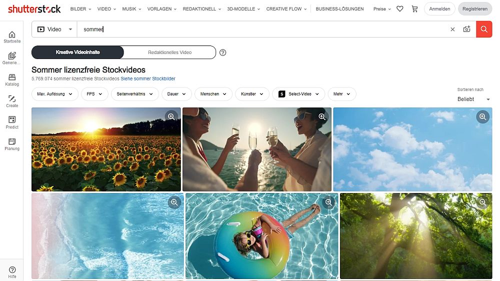 Shutterstock Stockvideos