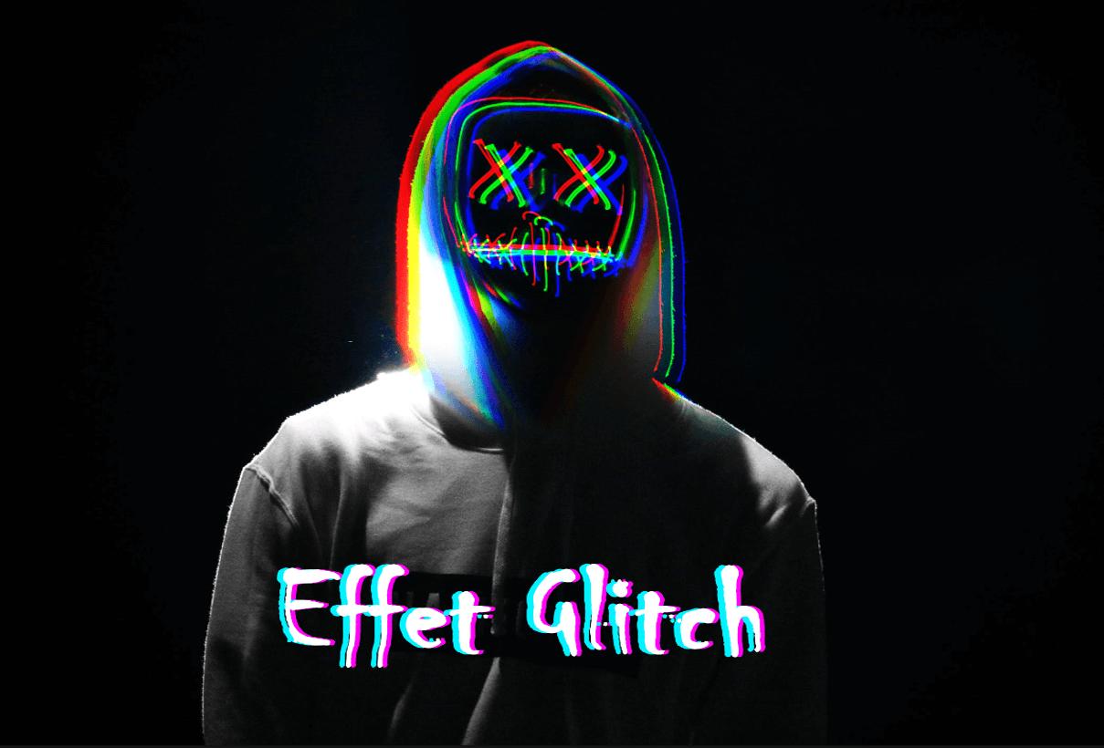 exemple effet glitch sur PhotoDirector