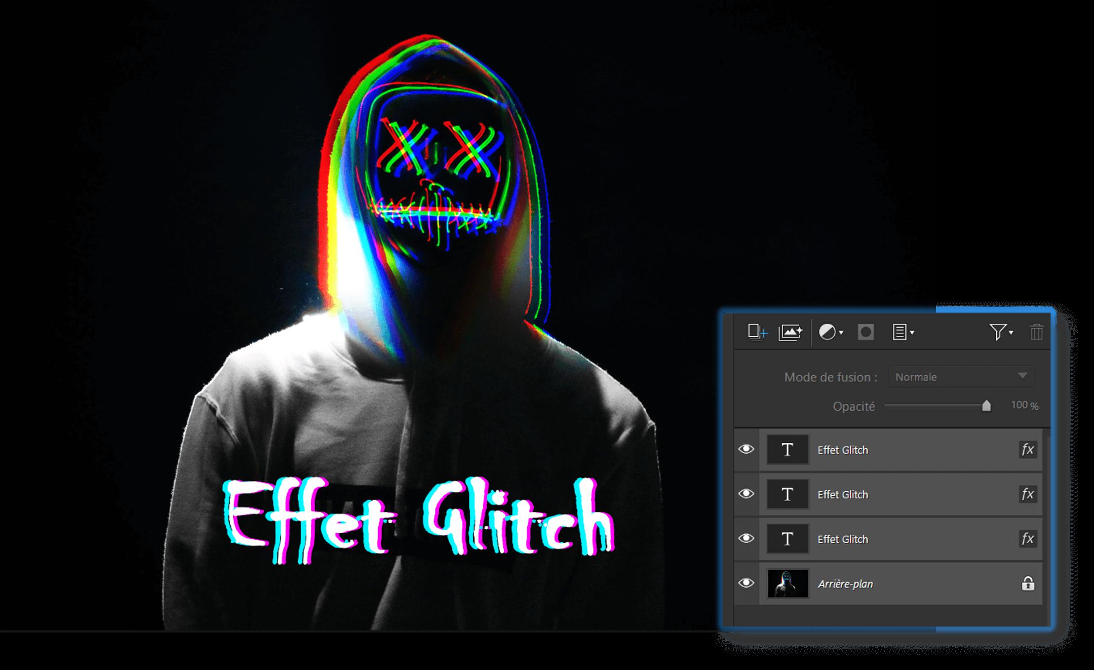 Texte Glitch
