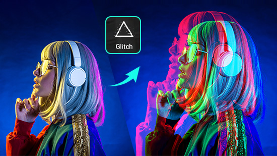 How to Apply Cool Glitch Effect to Photos With PhotoDirector