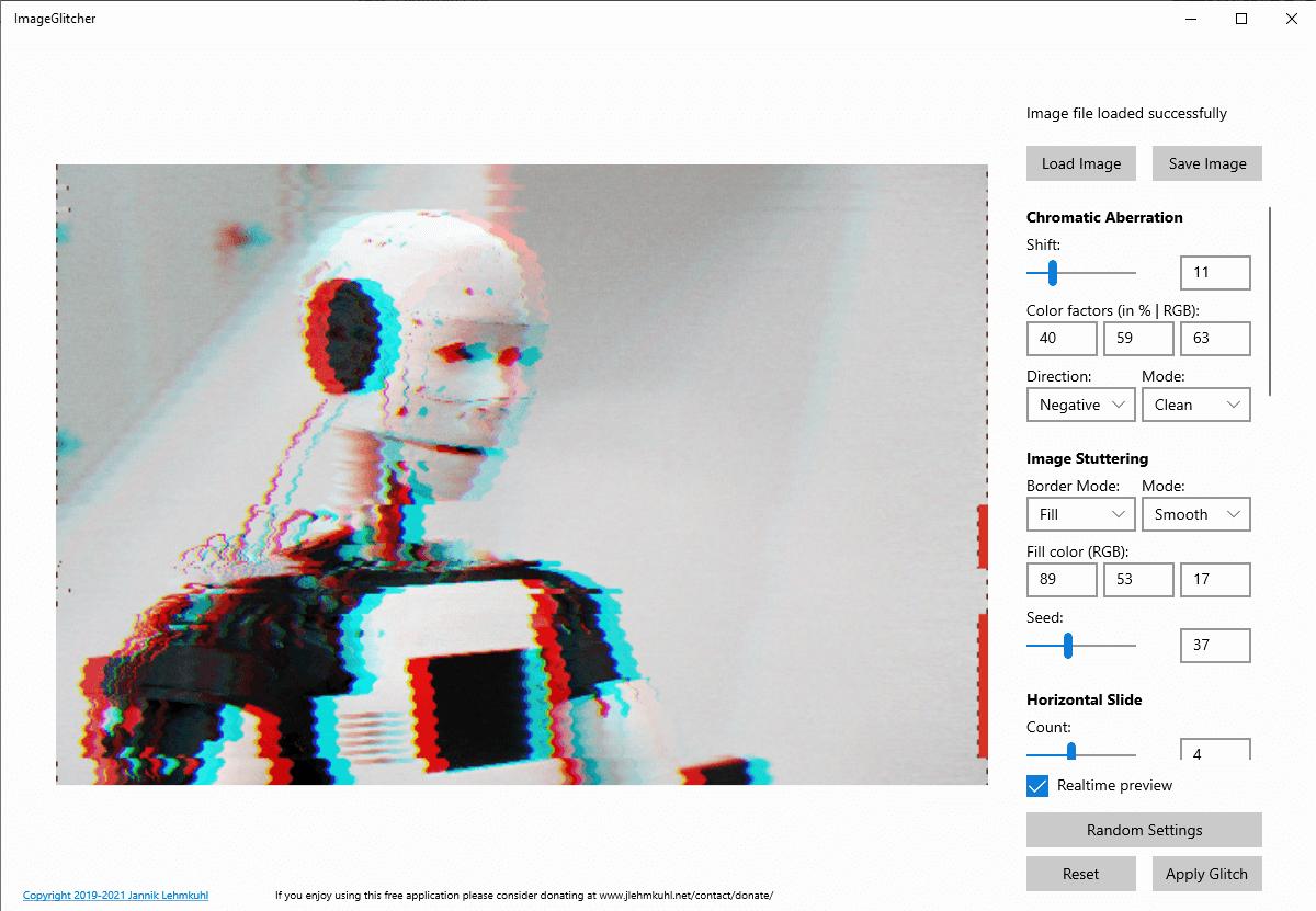 ImageGlitcher - Glitch effect