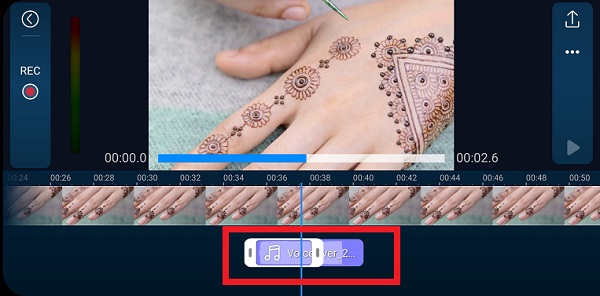 PowerDirector App - Adjust Voiceover