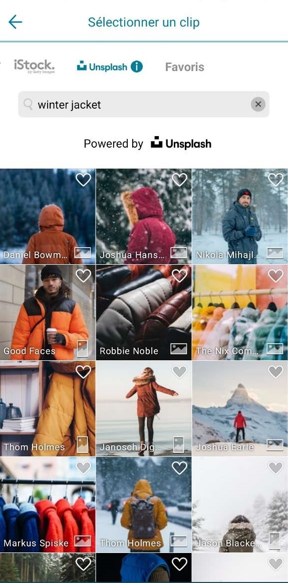 Promeo - choisir nouvelle image