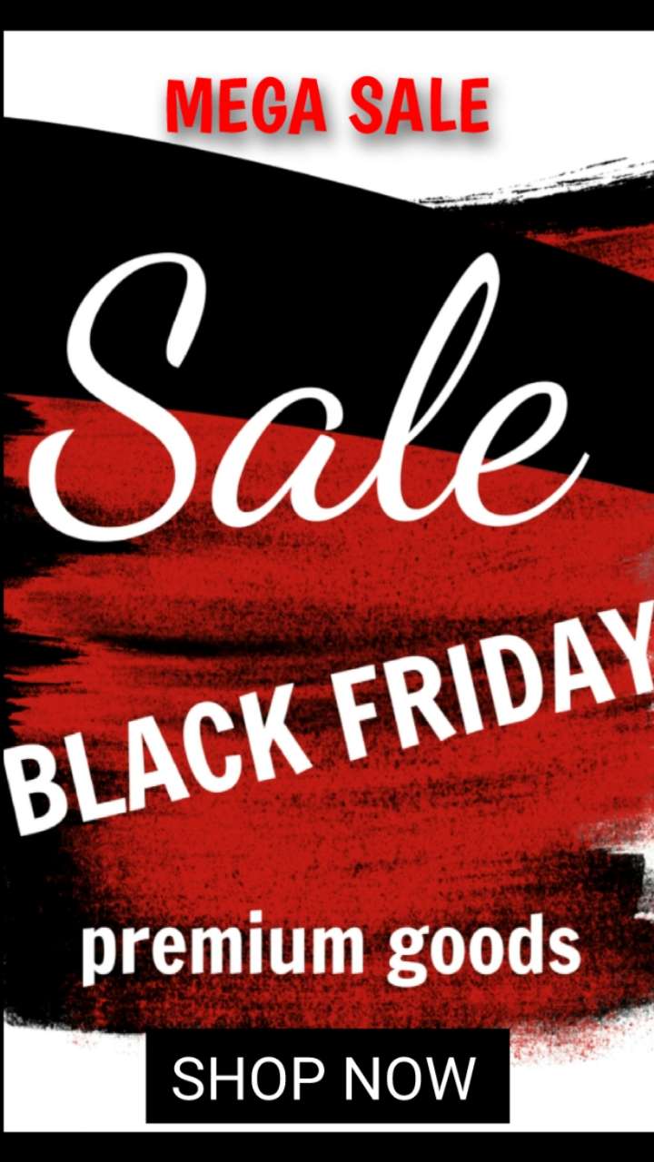 Promeo - modèle d'affiche Black Friday