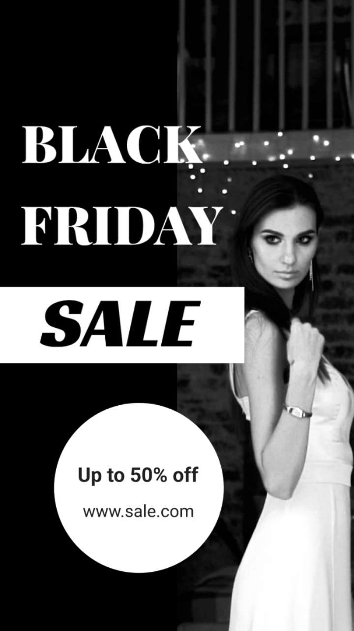 Promeo - modèle d'affiche Black Friday