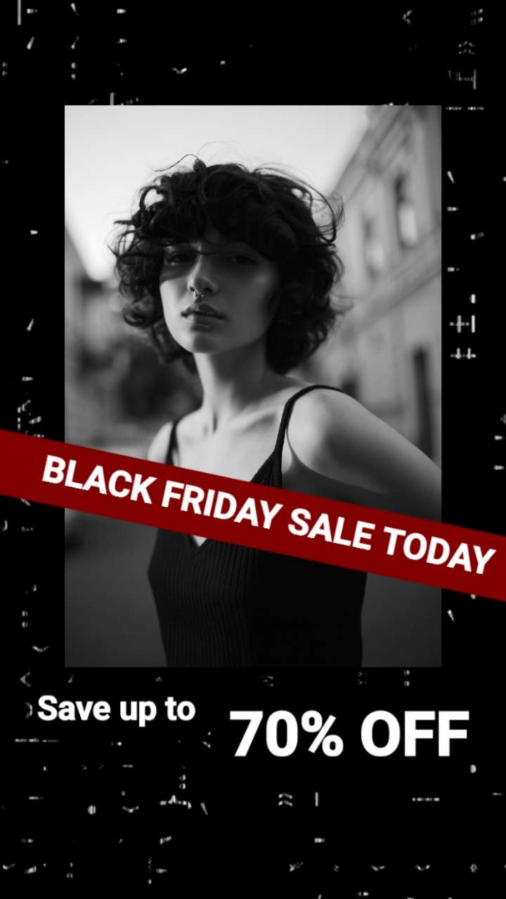 Promeo - modèle d'affiche Black Friday