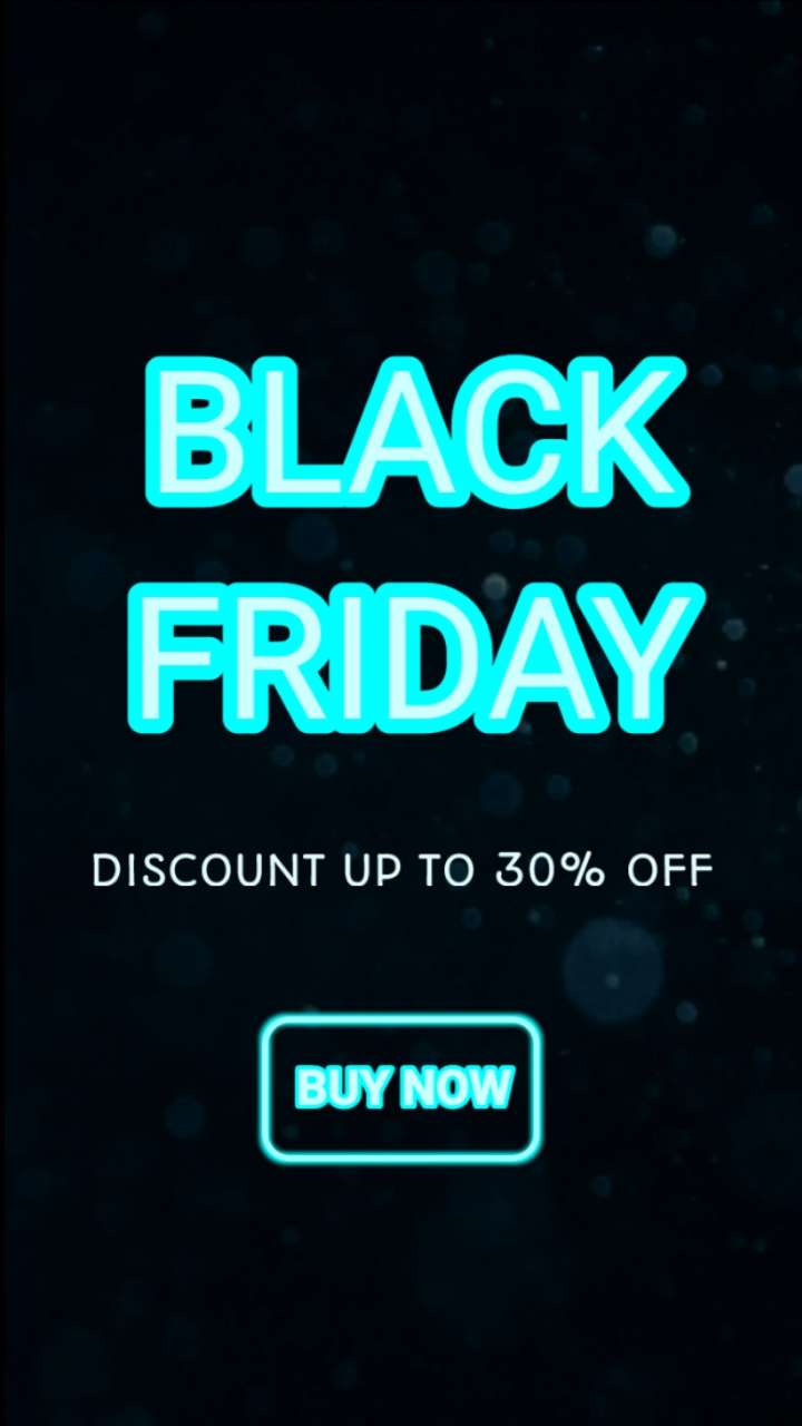 Promeo - modèle d'affiche Black Friday