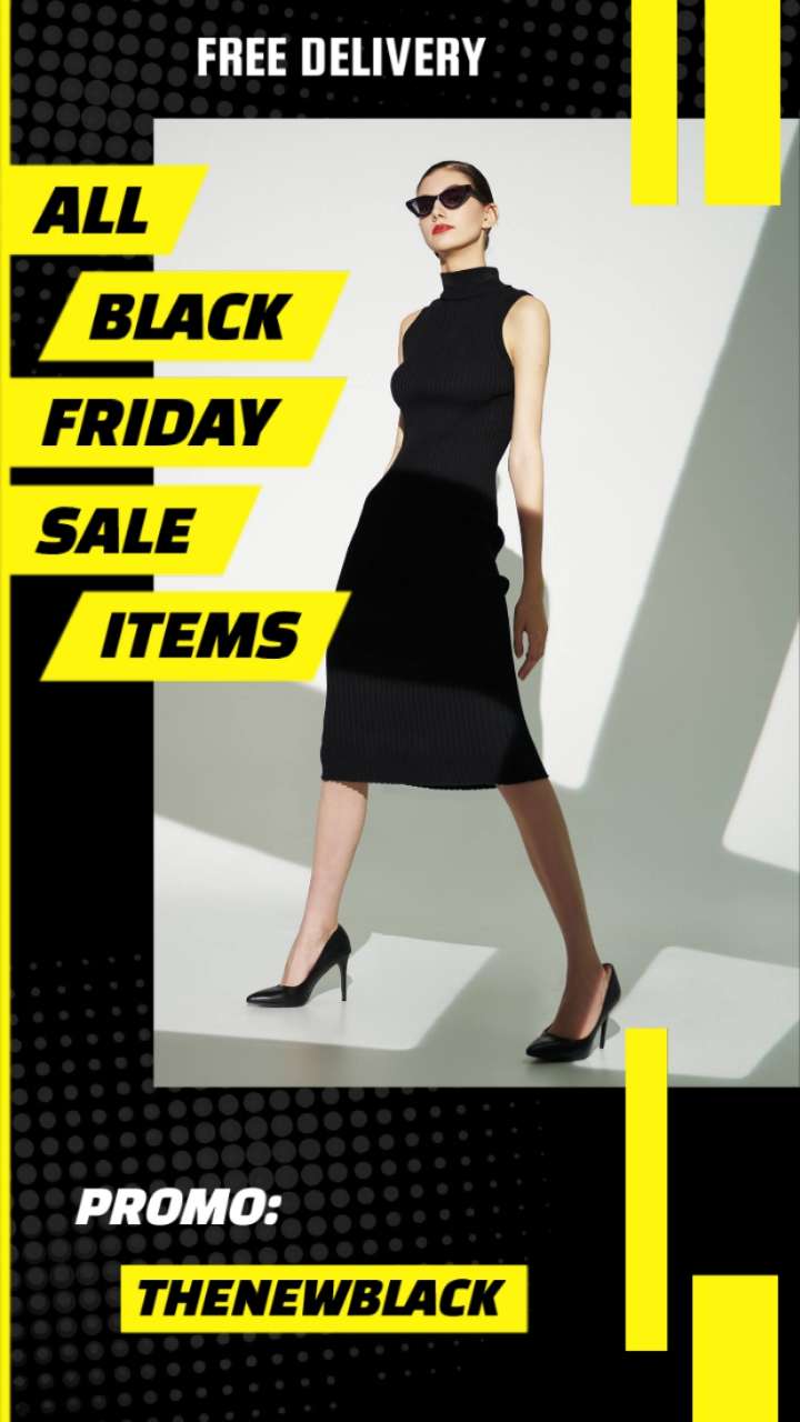 Promeo - modèle d'affiche Black Friday