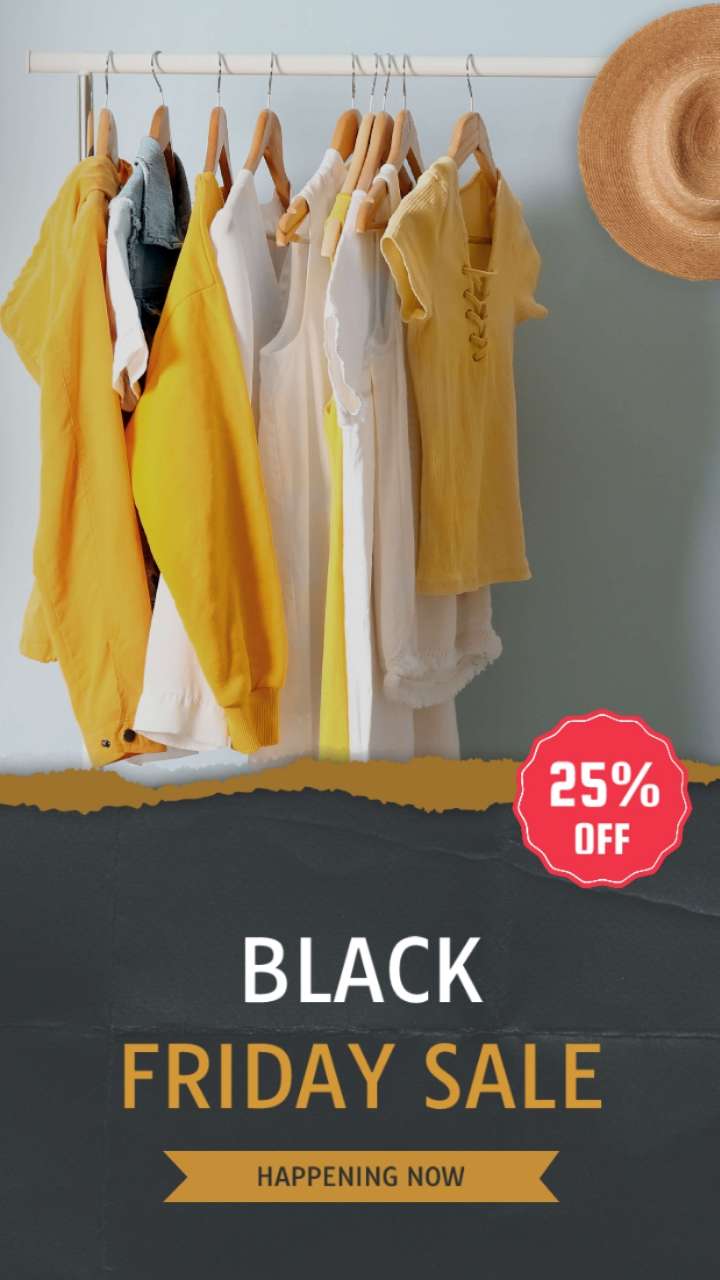 Promeo - modèle d'affiche Black Friday