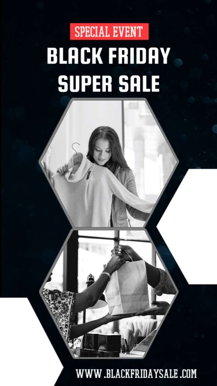 Promeo - modèle d'affiche Black Friday