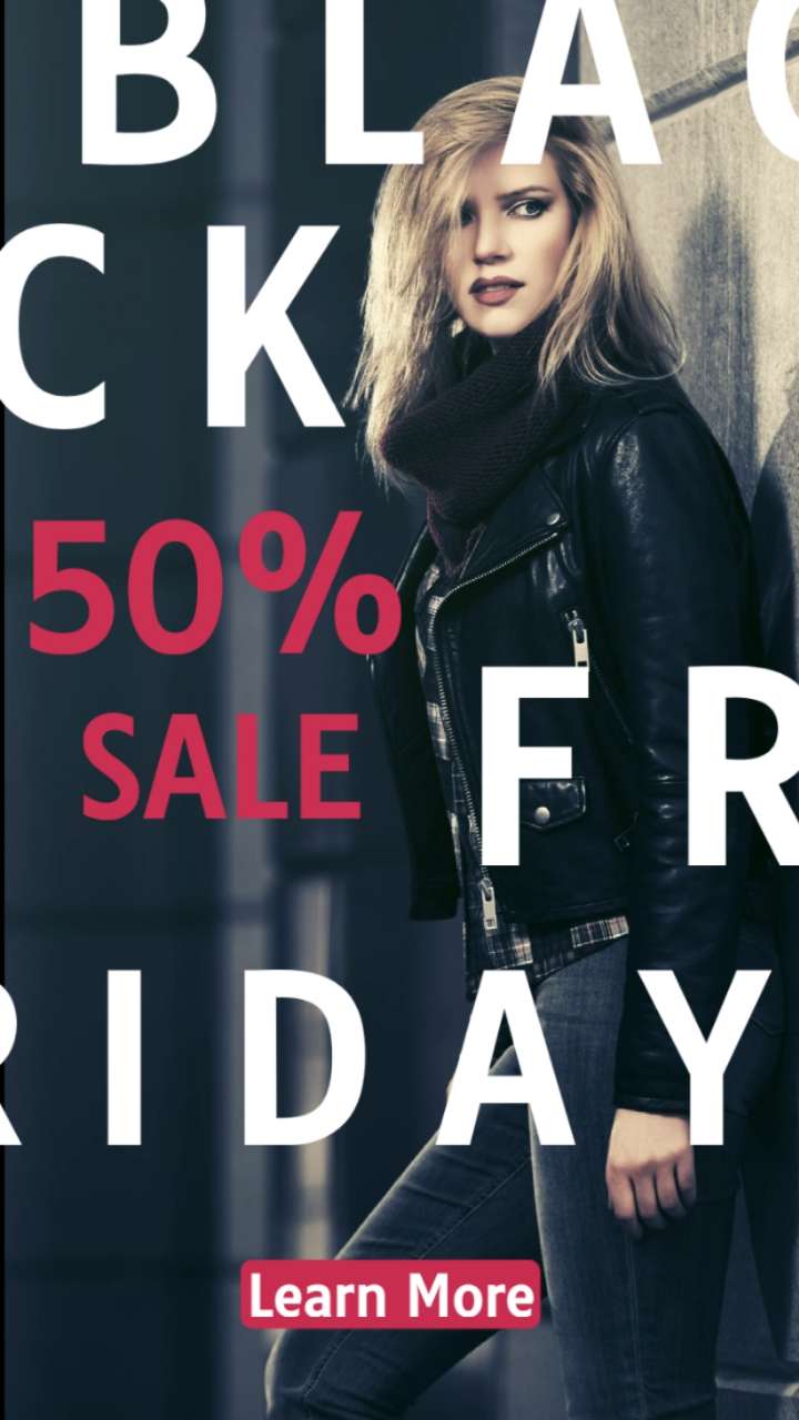 Promeo - modèle d'affiche Black Friday