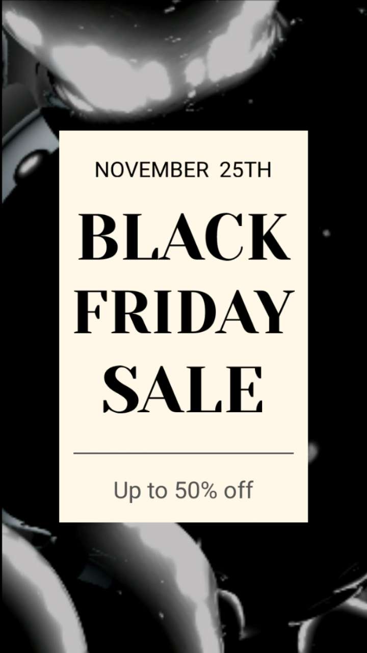 Promeo - modèle d'affiche Black Friday