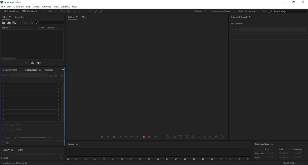 Adobe Audition - Meilleur choix pour utilisateur de la Creative Suite d'Adobe