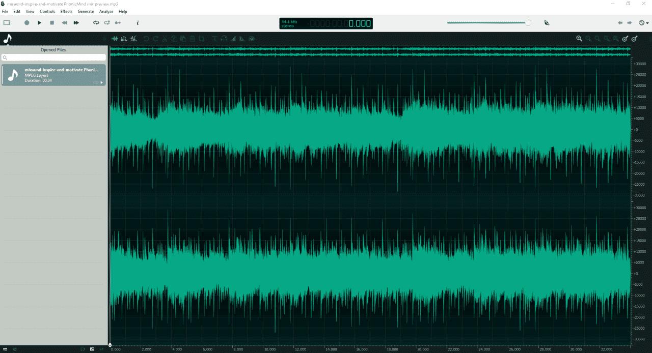 Ocenaudio  - Meilleur logiciel multiplateforme
