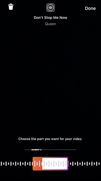 Instagram Reel - Adjust Video Speed