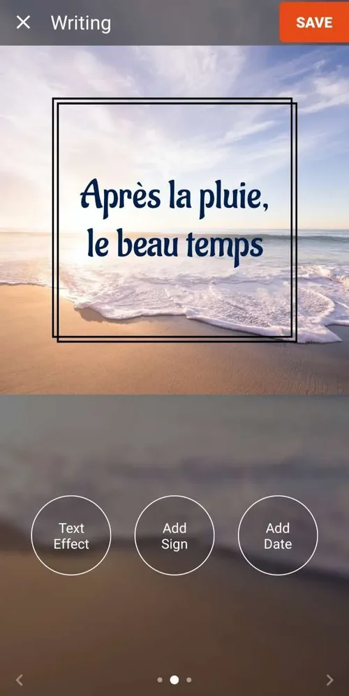 Geulgram - Application pour écrire sur une photo