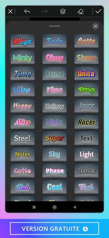 Utiliser PhotoDirector pour écrire sur une photo