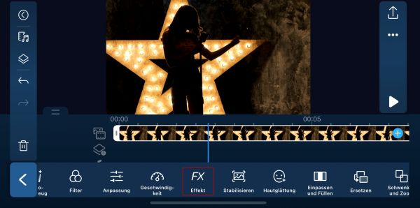 PowerDirector App - Effekte