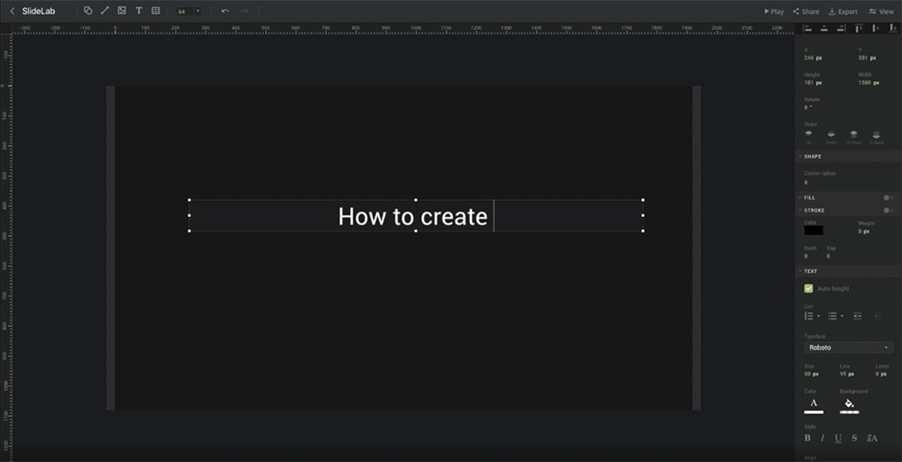 SlideLab interface